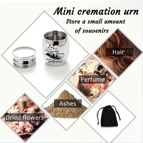 NEW Small Keepsake Urns For Human Ashes - Share With Family & Friends - Picture 6 of 7